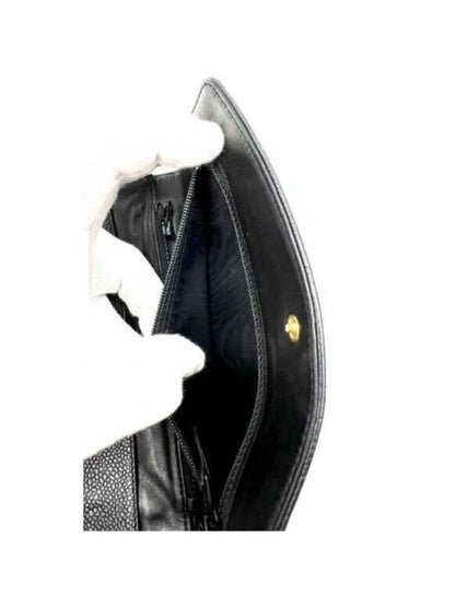 Chanel CC Classic Timeless Caviar Flap Wallet On Chain Purse Black Bag