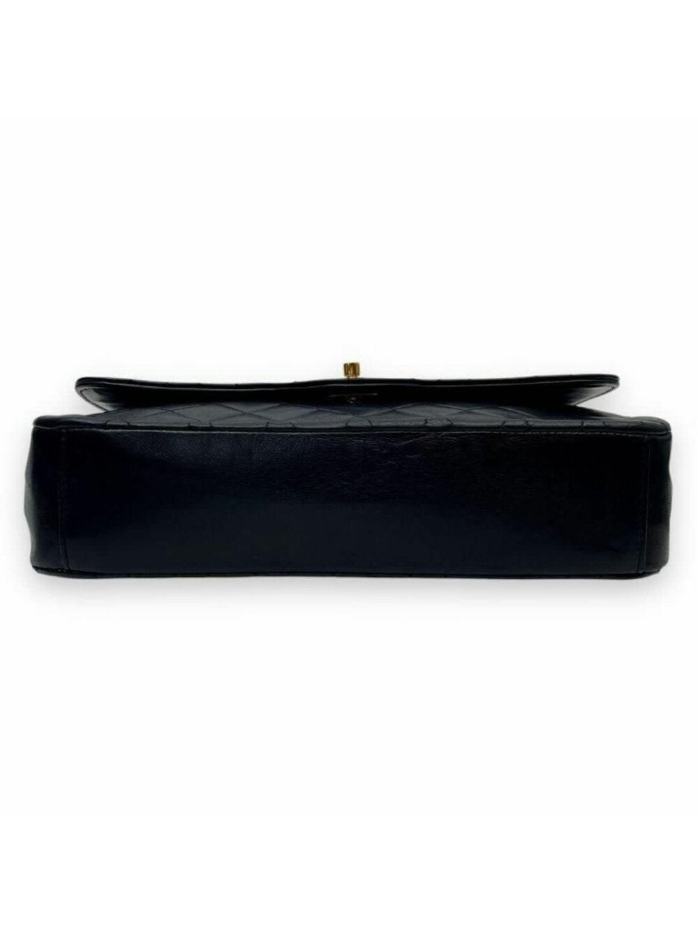 Chanel Vintage Quilted Lambskin Leather Shoulder Bag Chain