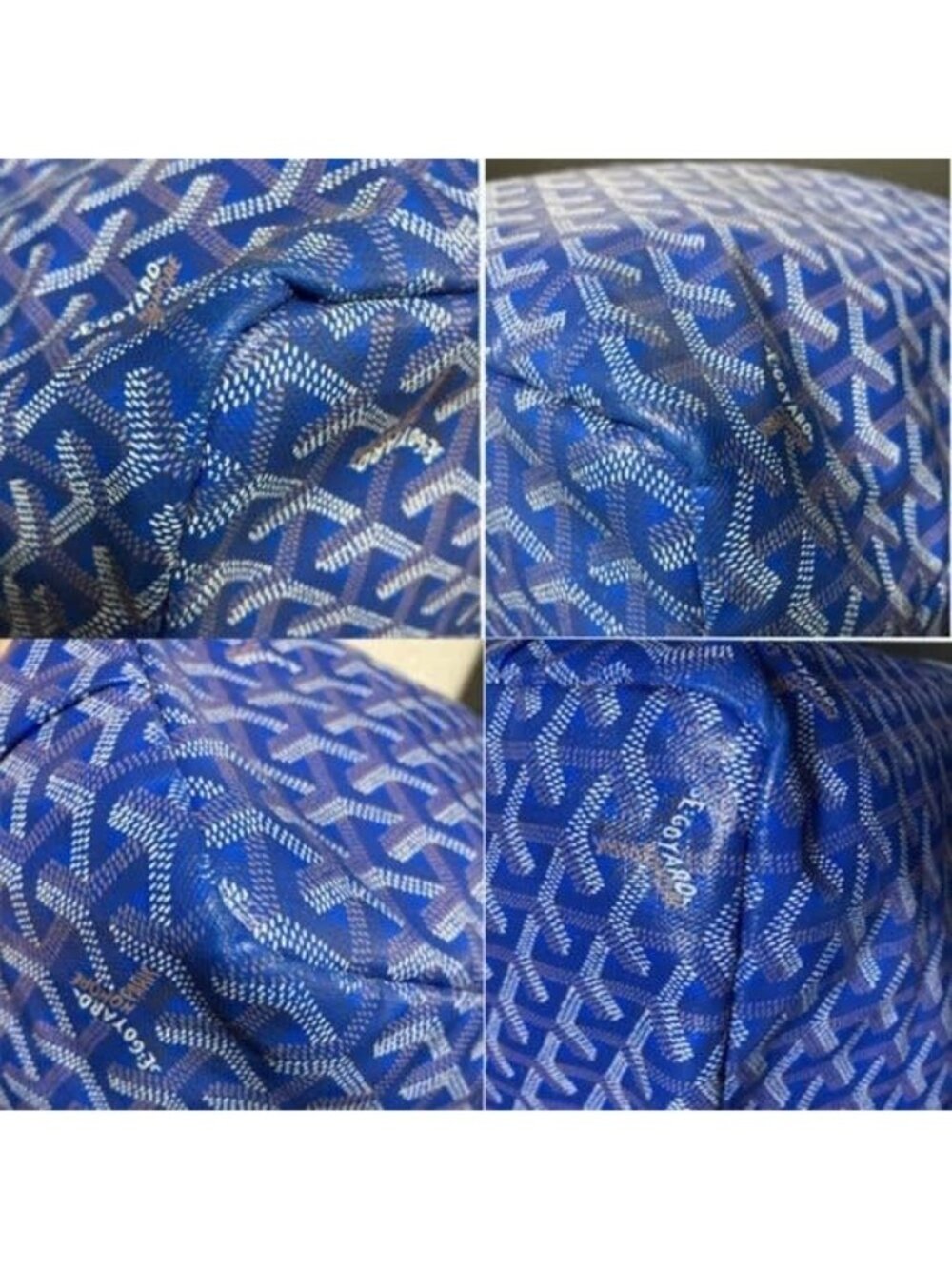 Goyard Saint Louis PM Blue Shoulder Tote Bag &amp; Pouch