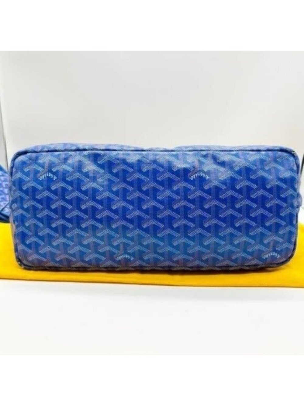 Goyard Saint Louis PM Blue Shoulder Tote Bag &amp; Pouch