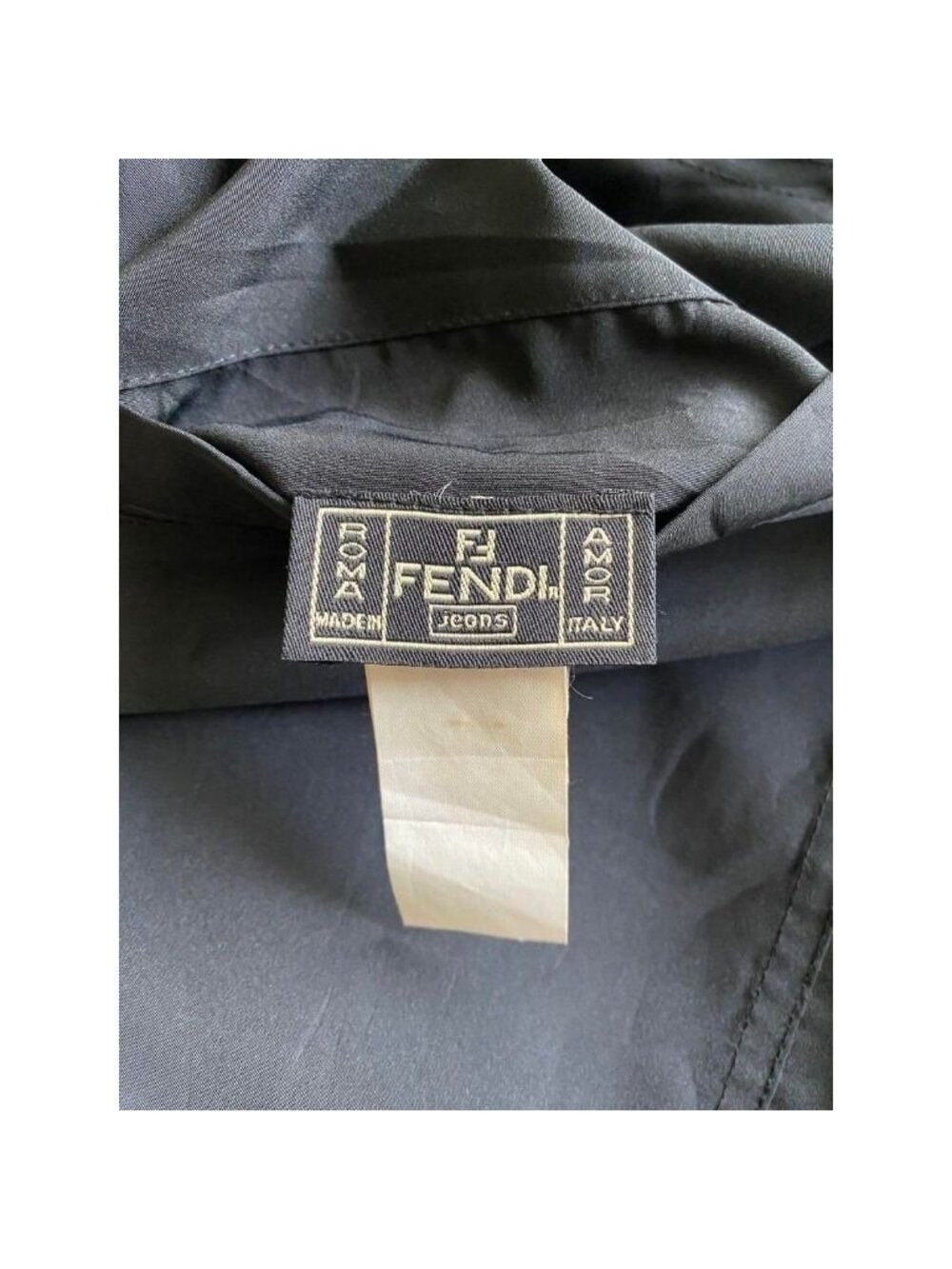 Fendi Vintage Zucca Monogram Reversible Jacket Trench Coat Brown
