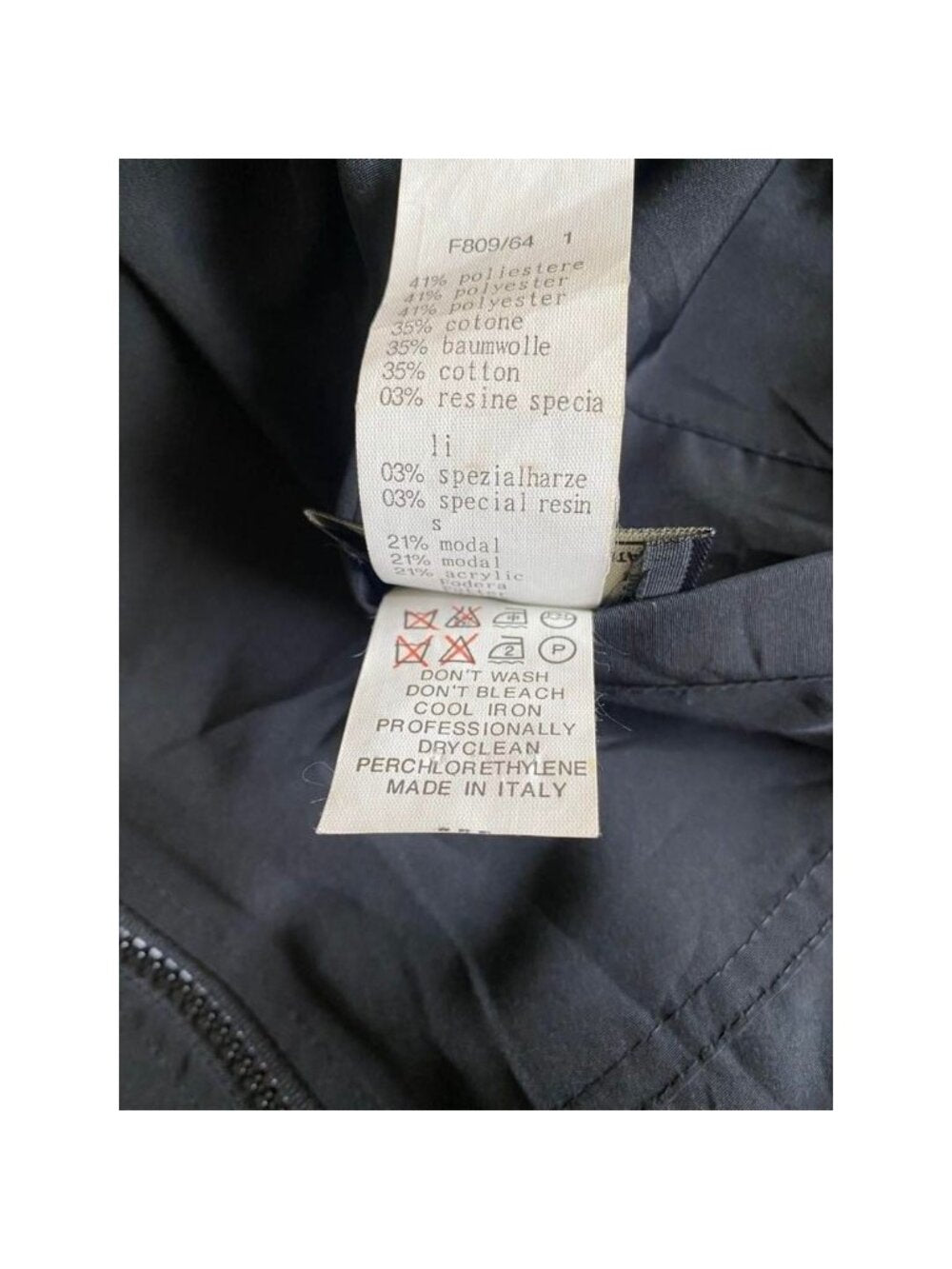 Fendi Vintage Zucca Monogram Reversible Jacket Trench Coat Brown