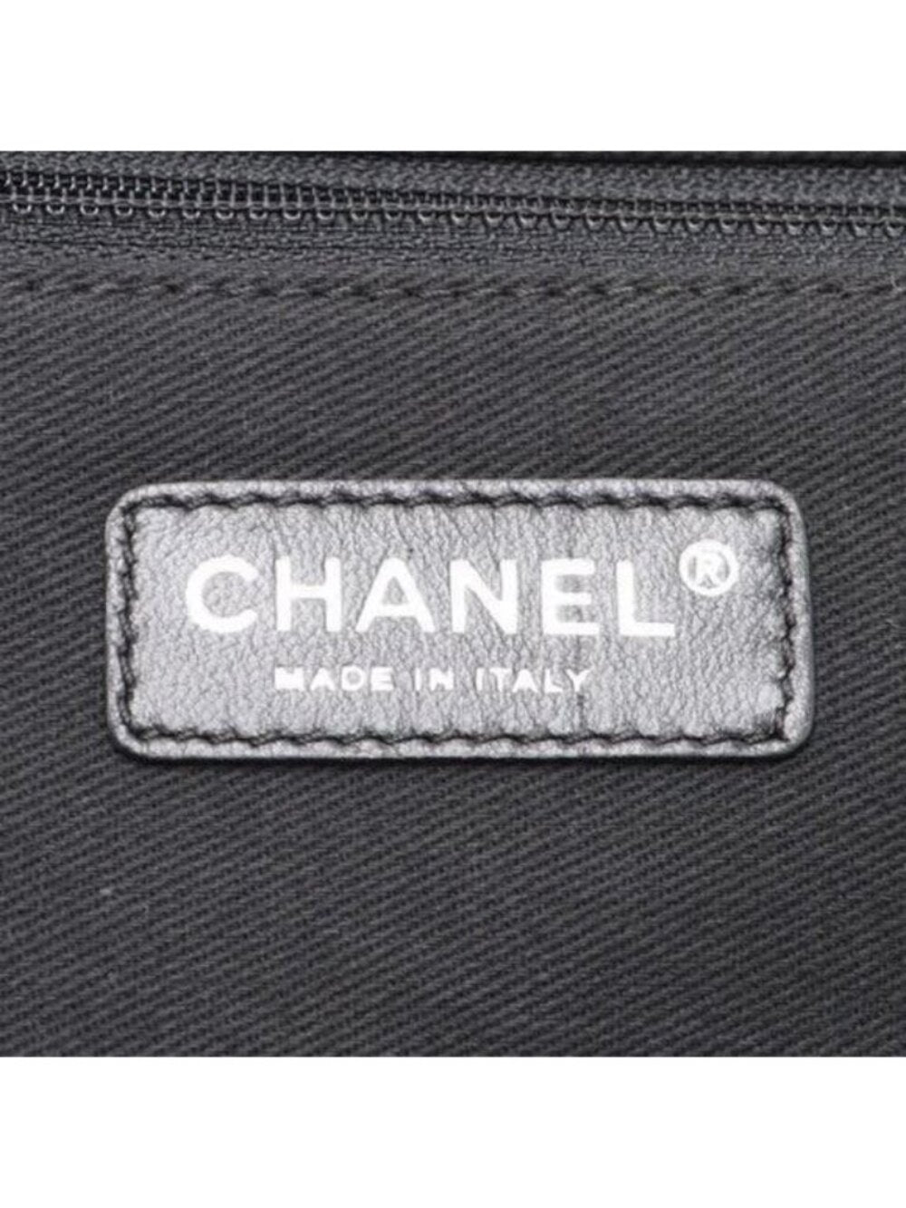 Chanel CC Quilted Nylon Luggage Carry-On Trolley Wheels Travel Bag
