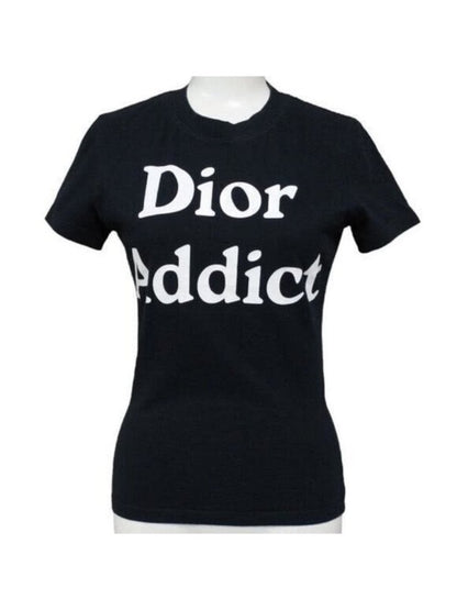 Christian Dior Addict Galliano Short Sleeve Top Shirt Black