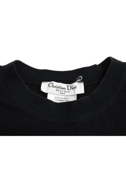 Christian Dior Addict Galliano Short Sleeve Top Shirt Black