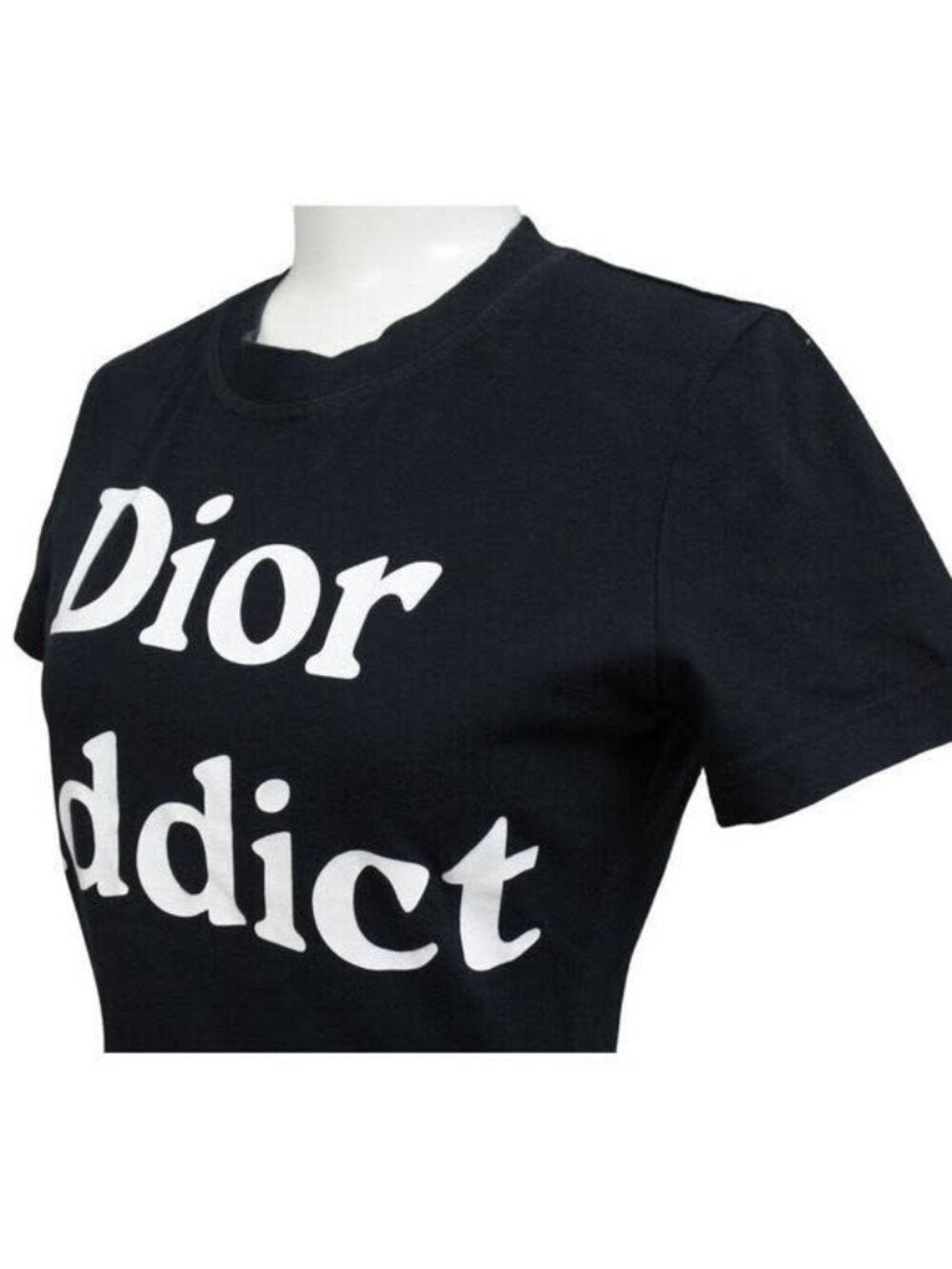 Christian Dior Addict Galliano Short Sleeve Top Shirt Black