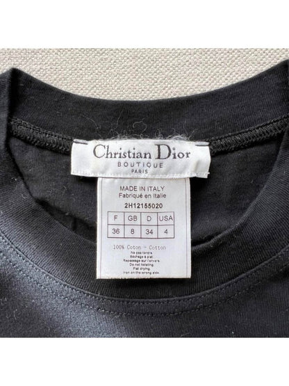 Christian Dior Addict Galliano Short Sleeve Top Shirt Black