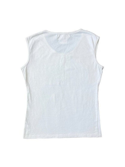 Christian Dior J'adore Rhinestones Galliano Tank Top Shirt 38