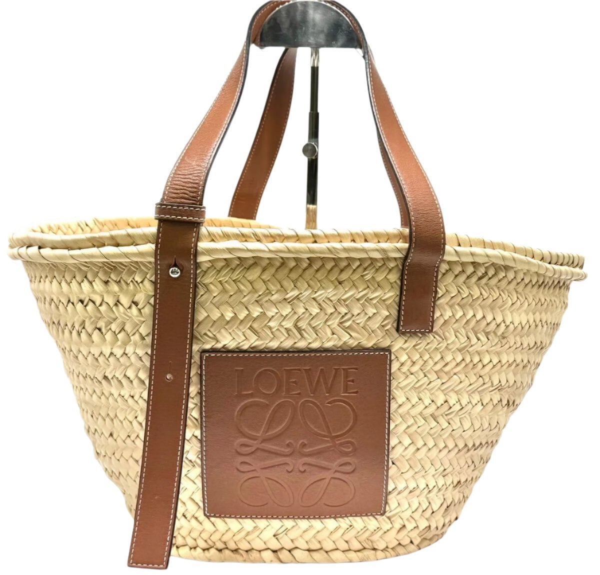 LOEWE Raffia Tote Bag Basket Natural Tan - The Reluxe