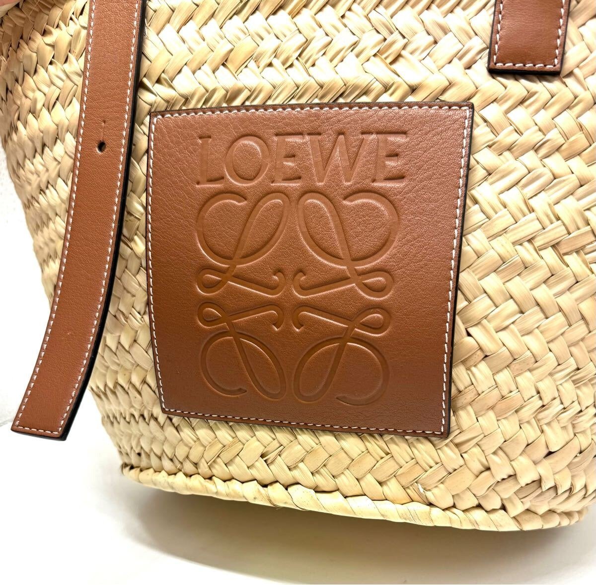 LOEWE Raffia Tote Bag Basket Natural Tan - The Reluxe