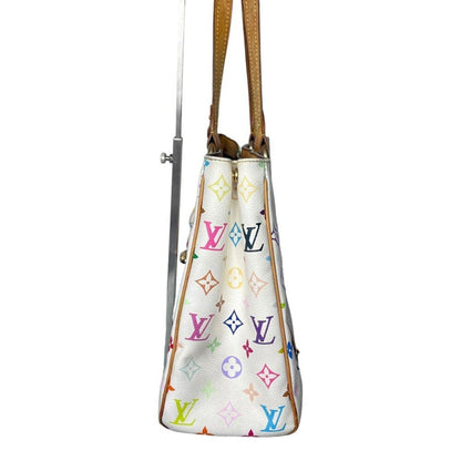 Louis Vuitton Aurelia Monogram Multicolor White Murakami Shoulder Bag - The Reluxe