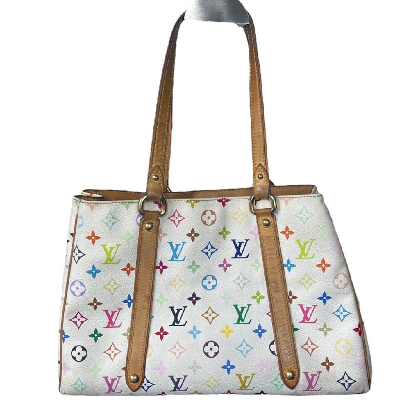 Louis Vuitton Aurelia Monogram Multicolor White Murakami Shoulder Bag - The Reluxe