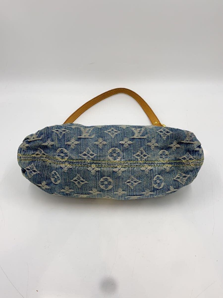 Louis Vuitton Denim Mini Pleaty Vintage Pouch Pochette Bag Monogram LV - The Reluxe