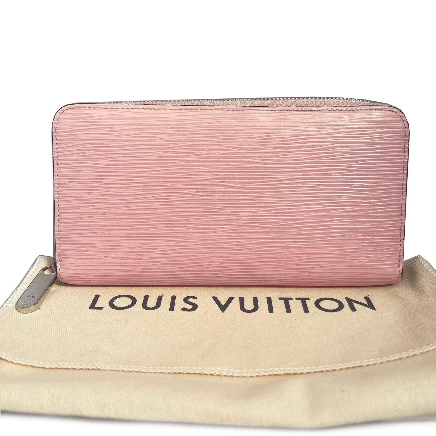 Louis Vuitton Epi Pink Monogram Leather Zippy Long Wallet Rose LV - The Reluxe