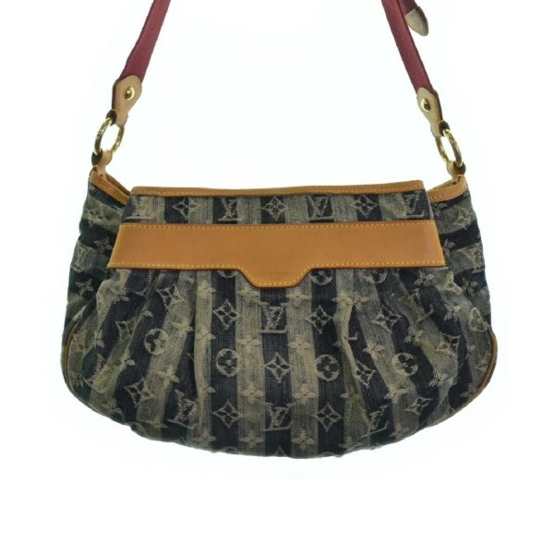 LOUIS VUITTON Limited Edition Denim Monogram Porte Epaule Raye MM Bag - The Reluxe