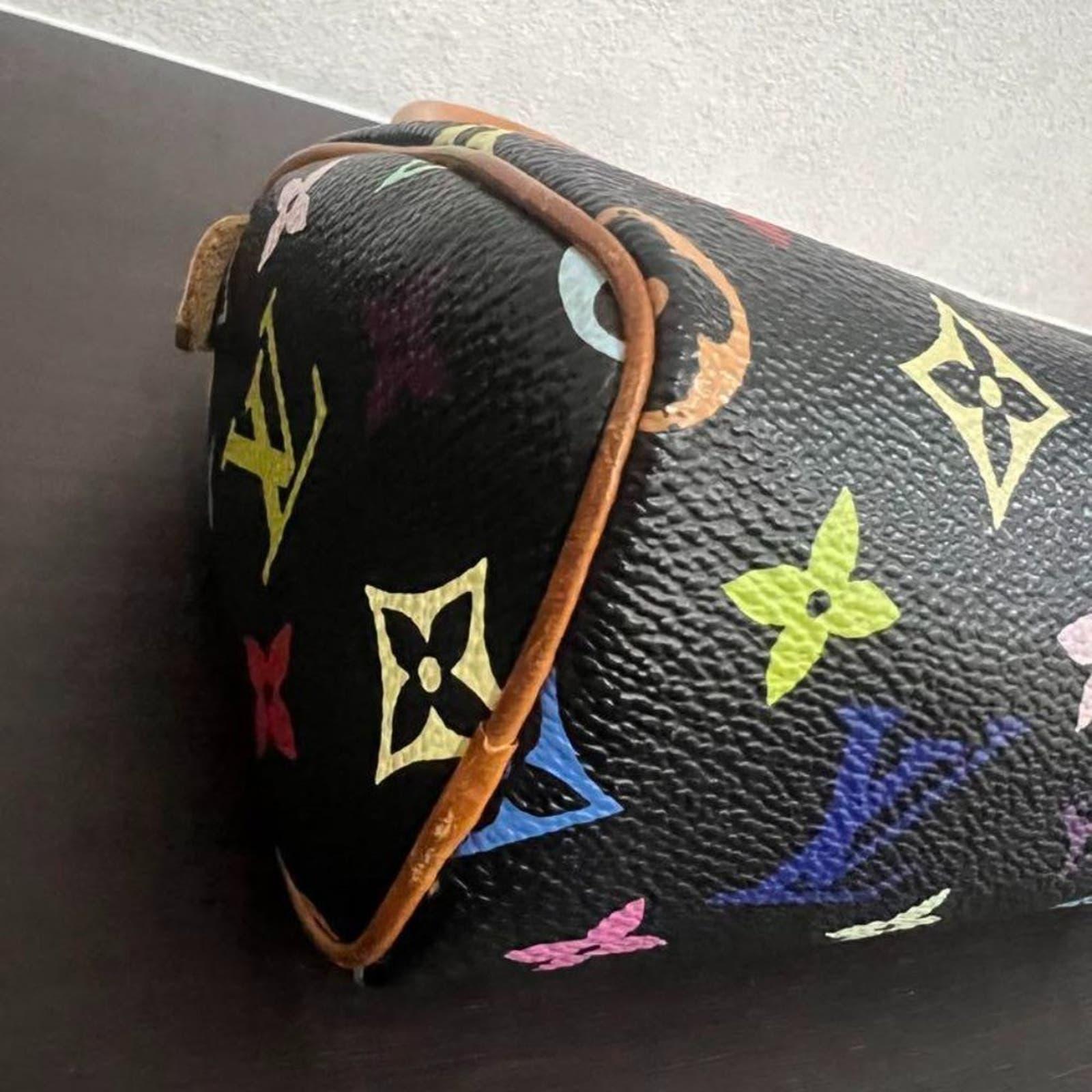 Louis Vuitton Mini Speedy Monogram Multicolor Sac Bag HL Black - The Reluxe