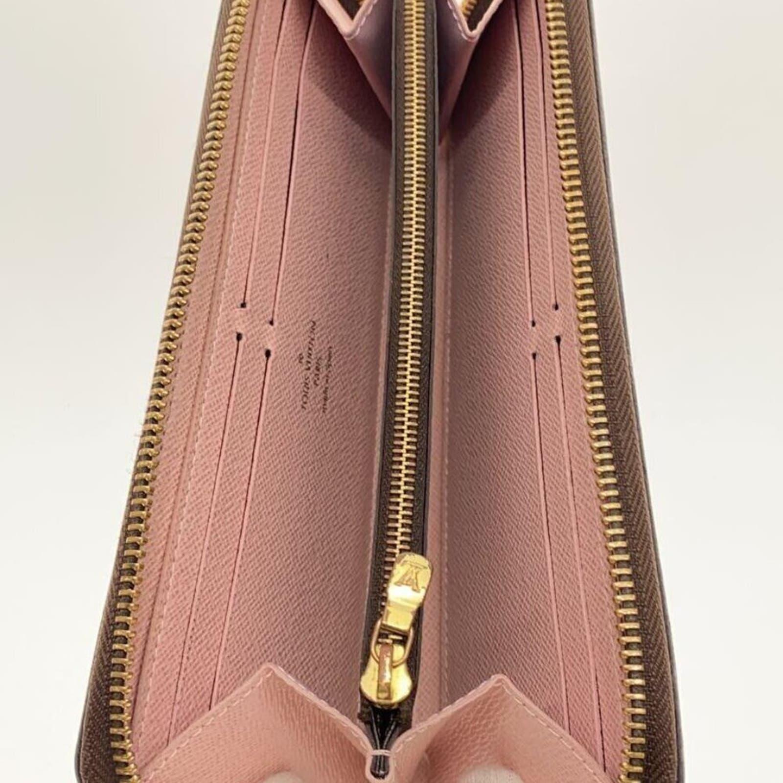 Louis Vuitton Monogram Clemence Zippy Long Wallet Rose Ballerine Pink Interior - The Reluxe