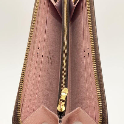 Louis Vuitton Monogram Clemence Zippy Long Wallet Rose Ballerine Pink Interior - The Reluxe