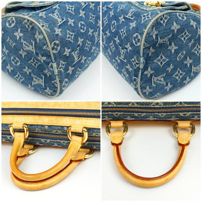 LOUIS VUITTON Monogram Denim Neo Speedy 30 Blue - The Reluxe