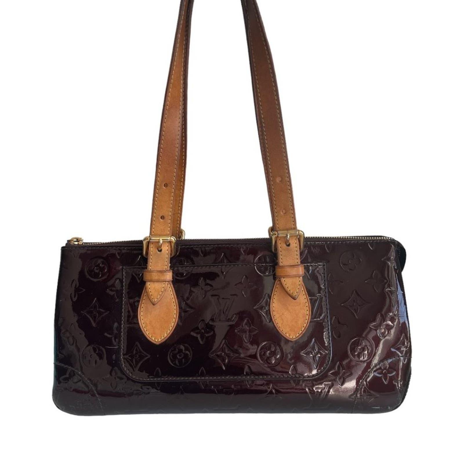 Louis Vuitton Monogram Vernis Rosewood Avenue Bag Tote Amarante - The Reluxe