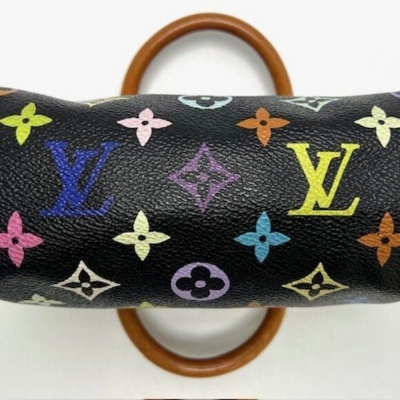 Louis Vuitton Multicolor Mini Speedy Monogram Nano Sac Bag HL Black - The Reluxe