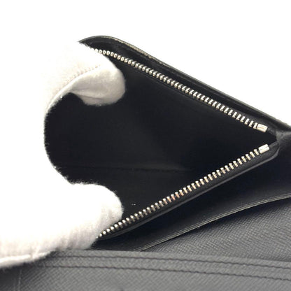 Louis Vuitton Wallet Taiga Portefeuille Brazza NM Black — view 5