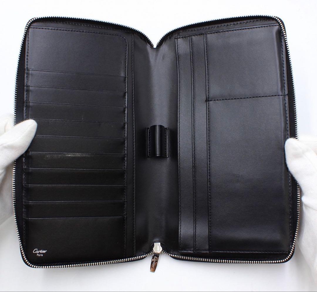 Cartier Pasha Leather Zip Around Wallet — view 7