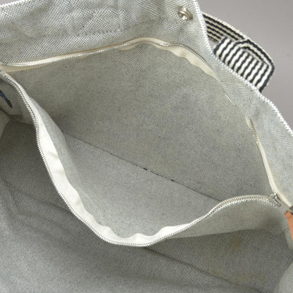 Hermes New Fourre Tout MM Tote Bag Canvas Gray Black — view 7