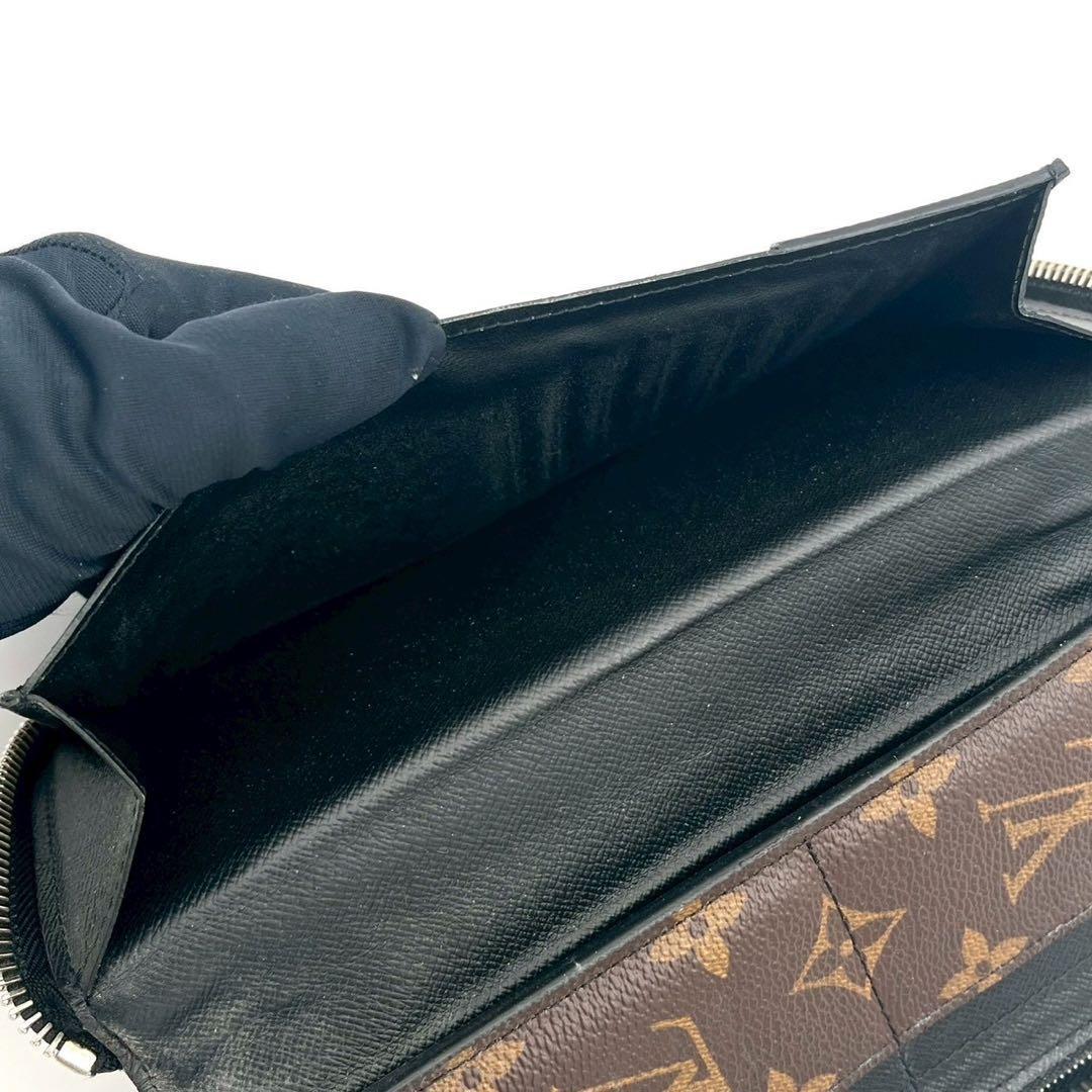 Louis Vuitton Monogram Macassar Zippy Vertical Zip Around Wallet — view 5