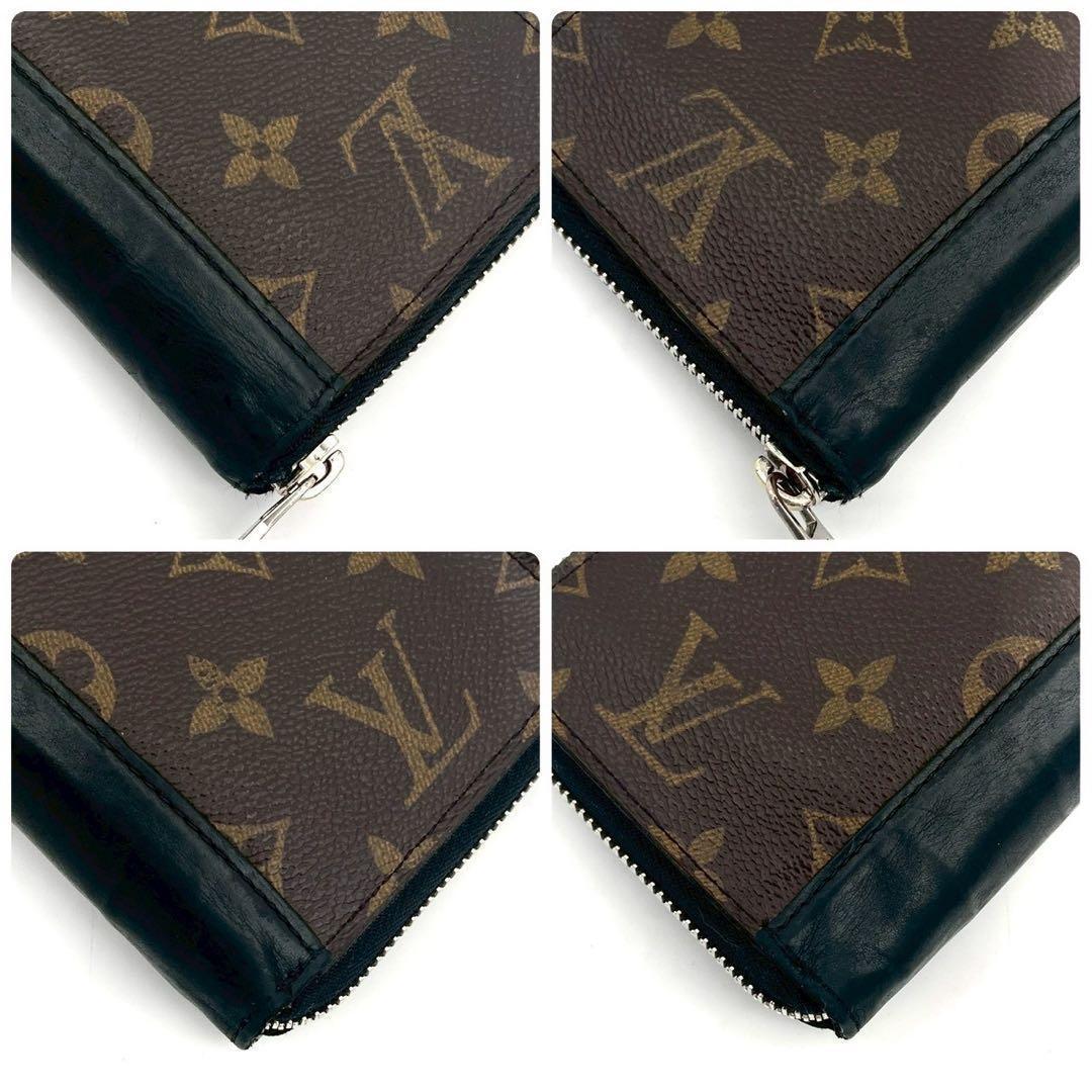 Louis Vuitton Monogram Macassar Zippy Vertical Zip Around Wallet — view 8