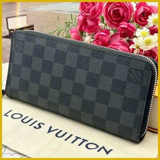 Louis Vuitton Damier Graphite Vertical Zippy Wallet