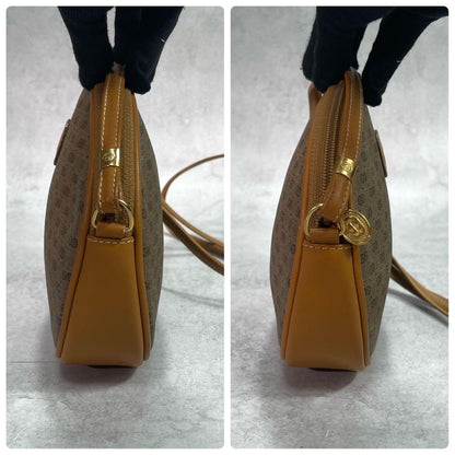 Gucci GG Shoulder Bag Brown Beige Leather — view 7