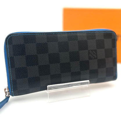 Louis Vuitton Damier Graphite Portefeuille Vasco Zip Around Wallet