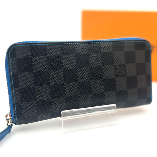 Louis Vuitton Damier Graphite Portefeuille Vasco Zip Around Wallet