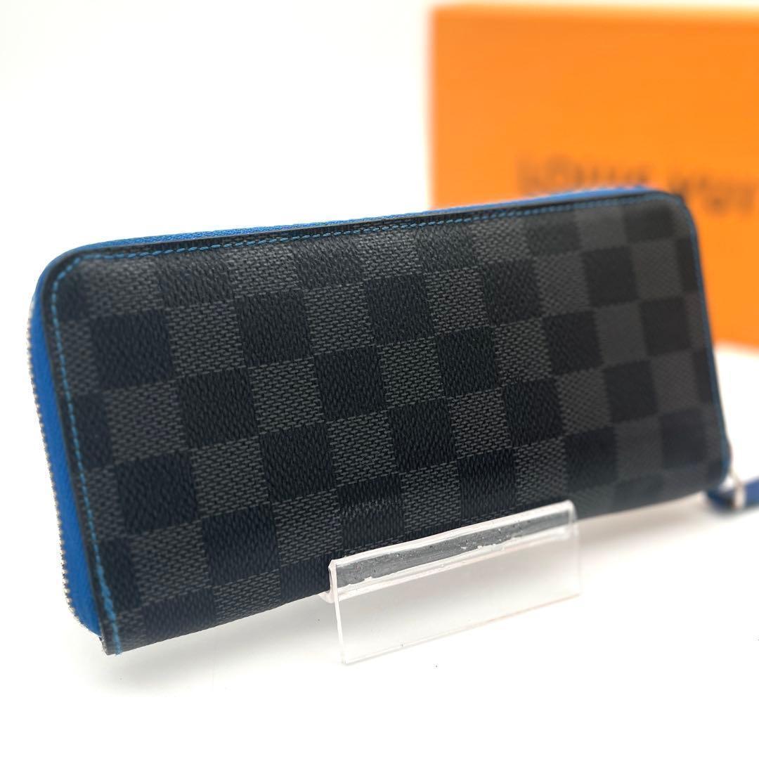 Louis Vuitton Damier Graphite Portefeuille Vasco Zip Around Wallet — view 2