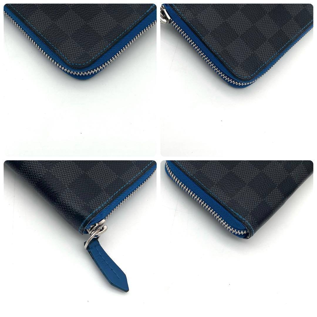 Louis Vuitton Damier Graphite Portefeuille Vasco Zip Around Wallet — view 7