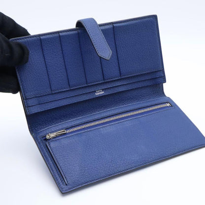 Hermes Bearn Wallet Bull Blue — view 3