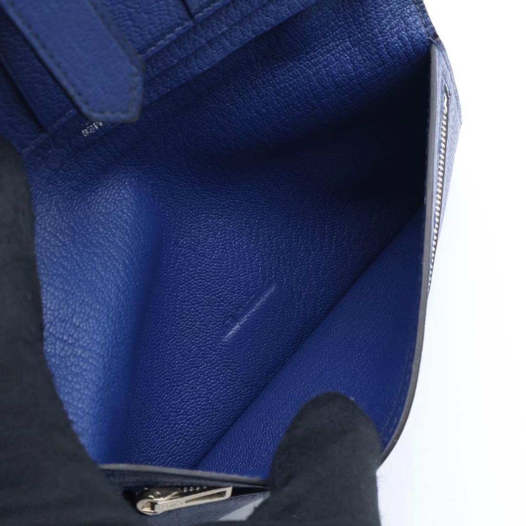 Hermes Bearn Wallet Bull Blue — view 4
