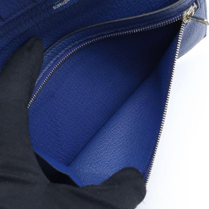 Hermes Bearn Wallet Bull Blue — view 5