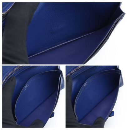 Hermes Bearn Wallet Bull Blue — view 6