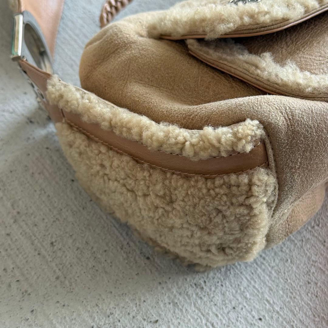 Dior Shoulder Bag Shearling — view 3