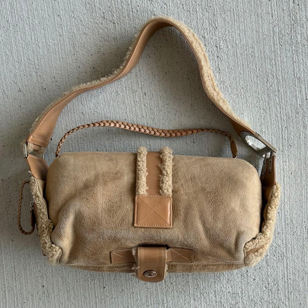 Dior Shoulder Bag Shearling — view 7