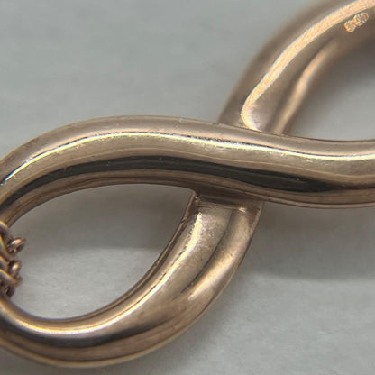 Tiffany & Co Infinity Double Chain Necklace Gold Rubedo — view 5