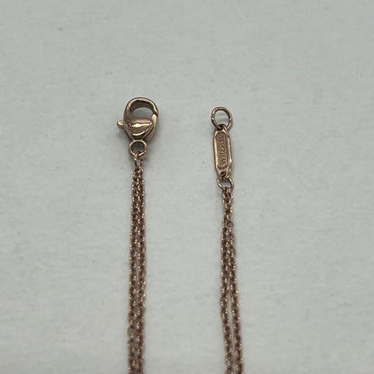Tiffany & Co Infinity Double Chain Necklace Gold Rubedo — view 7