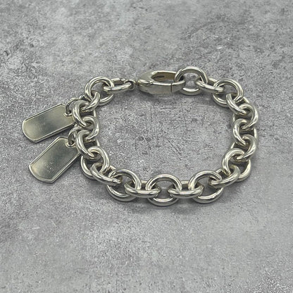 Gucci Double Dog Tag 17 Bracelet