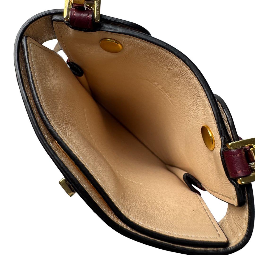 Fendi Peekaboo Leather Phone Pouch — view 6
