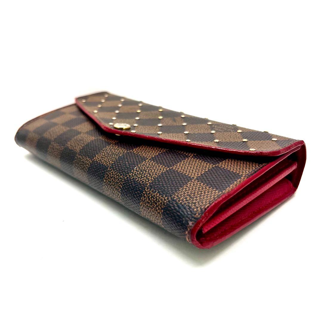 Louis Vuitton Damier Portefeuille Sarah Studs Bifold Wallet — view 4