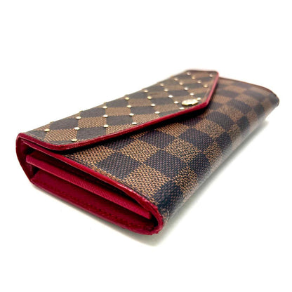 Louis Vuitton Damier Portefeuille Sarah Studs Bifold Wallet — view 5