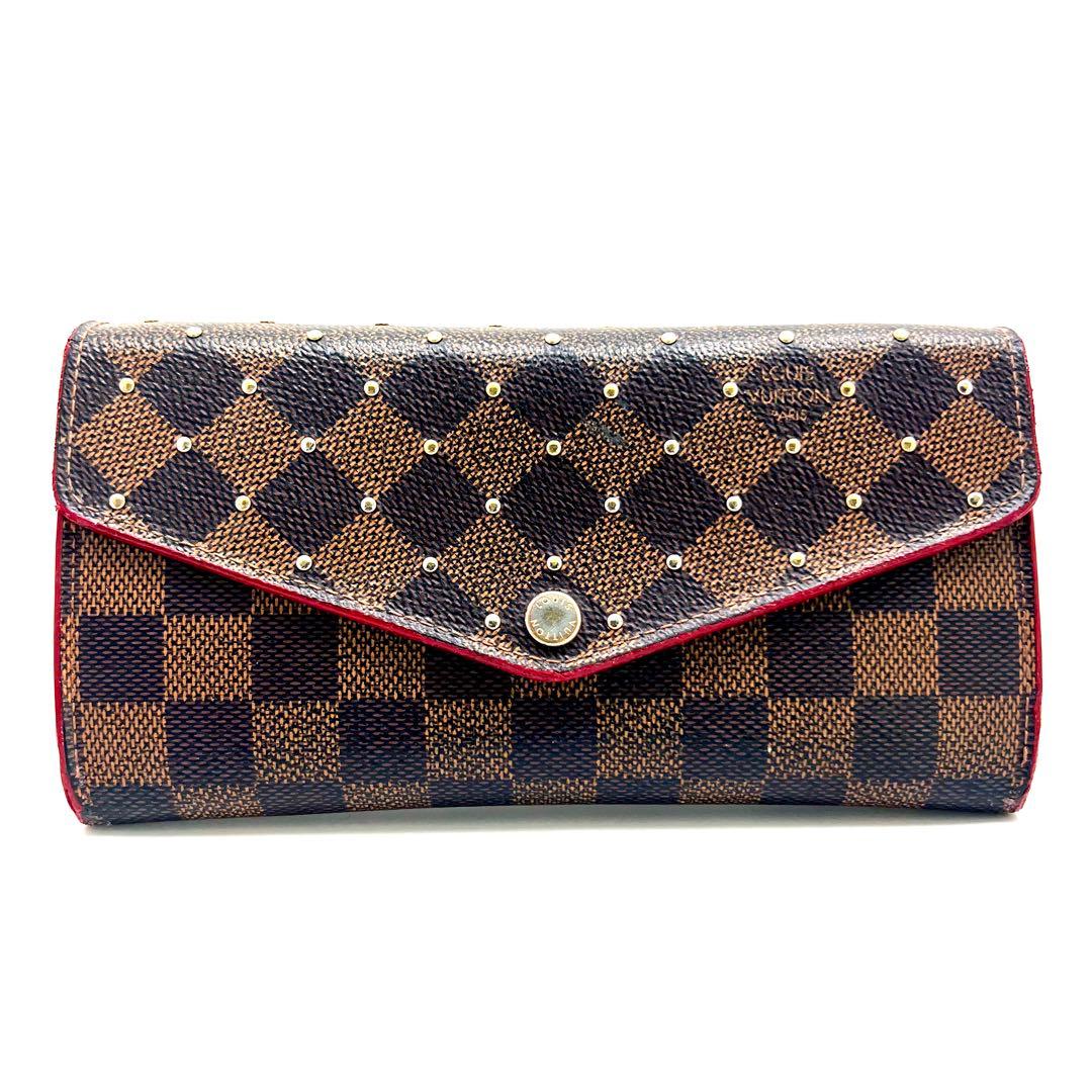 Louis Vuitton Damier Portefeuille Sarah Studs Bifold Wallet — view 8