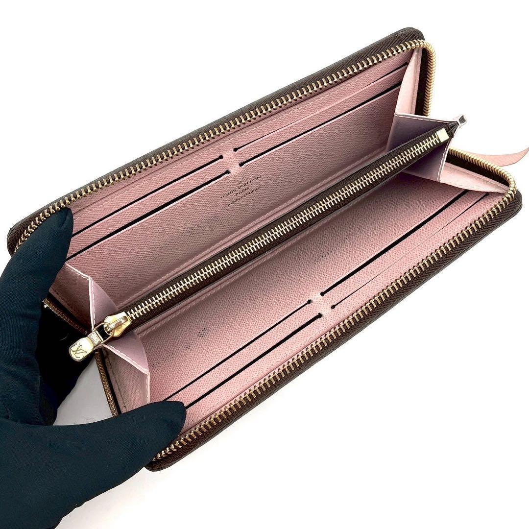 Louis Vuitton Monogram Portefeuille Clemence Rose Ballerine Wallet — view 3